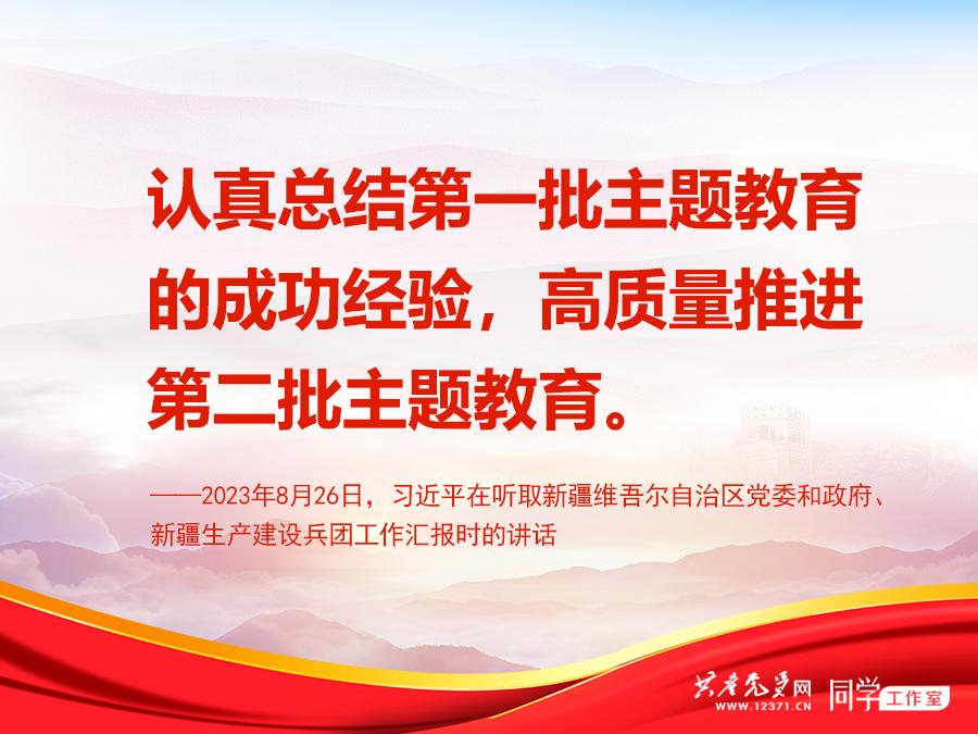 抓好第一批第二批主题教育的衔接联动,总书记提了这些要求